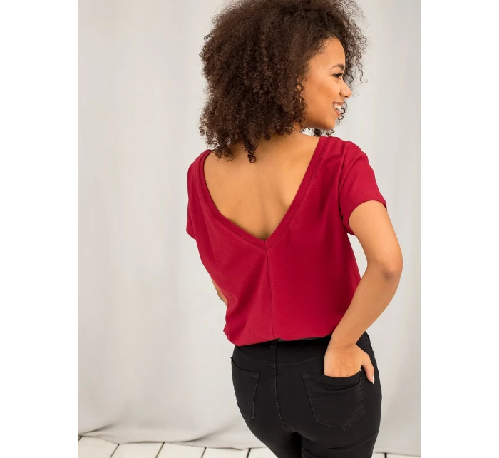 Tričko RV TS 4662.86 gaštanová