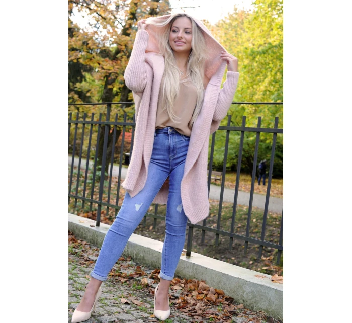 Paislee kardigán Dirty pink - Merribel