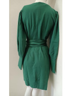 Dámske šaty bez gombíkov K082-1 zelené - Makover