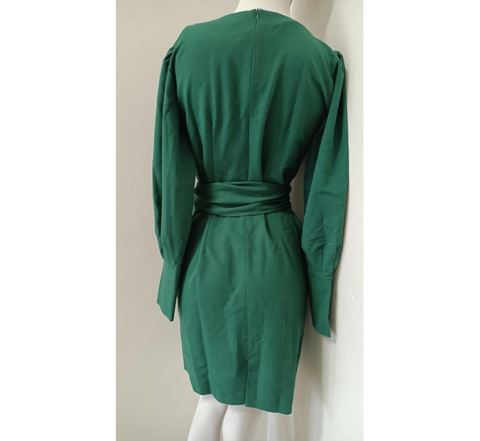 Dámske šaty bez gombíkov K082-1 zelené - Makover