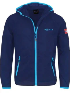 Detská bežecká bunda Jr 909-110 modrá - Trollkids Fjell