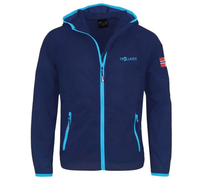 Dětská běžecká bunda Jr modrá Trollkids model 21130009 - B2B Professional Sports