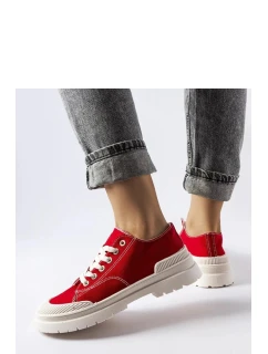 Dámské tenisky model 21273605 červené Solea - SWEET SHOES