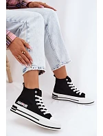 Dámské vysoké tenisky na platformě Černé model 22107450 - Boto