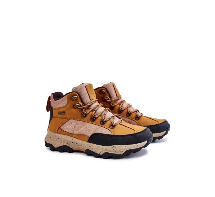 Pánské zateplené trekové boty Cross Jeans KK1R4020C velbloud Pánské zateplené trekové boty Cross Jeans KK1R4020C velbloud