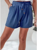 Dámske látkové šortky SUMMER TRIP blue FashionStreet SY0434