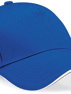 B 5 panelová sandwich kšiltovka 53.0 bright royal/white model 22481316 - Beechfield