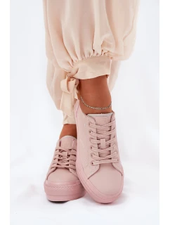 Dámské Tenisky Na Platformě Z Eko Kůže Big Star model 21690748 Růžové - Big Star Shoes