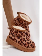 Dětské sněhule vyhřívané s Panterka Hnědé model 21718620 - Boto