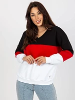 Mikina RV BL 8377.89 čierna a červená