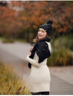 Dámsky set šatky a čiapky Vuch Nurit Set M-Black Dámsky set šatky a čiapky Vuch Nurit Set M-Black