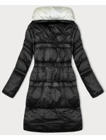 Černá zimní bunda s rukávy model 21247747 - Factory Price