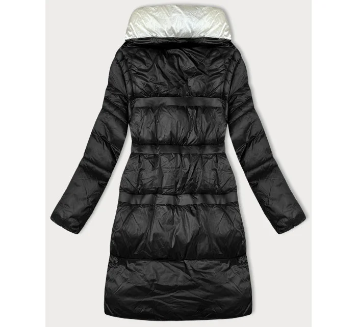 Černá zimní bunda s rukávy model 21247747 - Factory Price