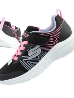 Ľahká pohodlná detská športová obuv na suchý zips Skechers Microspec