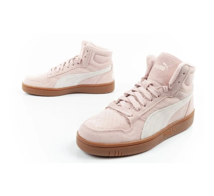 Dámská sportovní obuv model 21857825 Mid powder pink kotníkové boty pro zimní dámské - Puma Dámská sportovní obuv model 21857825 Mid powder pink kotníkové boty pro zimní dámské - Puma