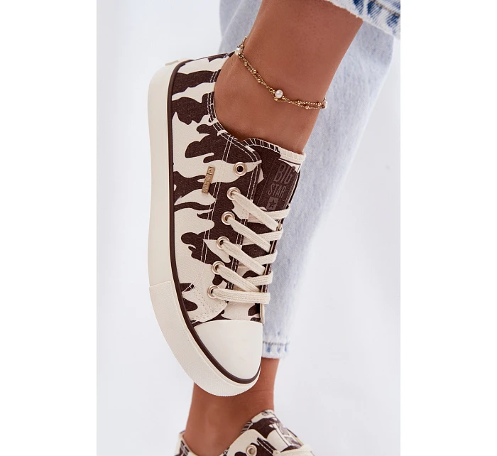 Dámské nízké tenisky Big Star TT274771 s výšivkou