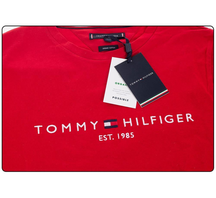 Tommy Hilfiger Tričko MW0MW11797XLG Červená barva