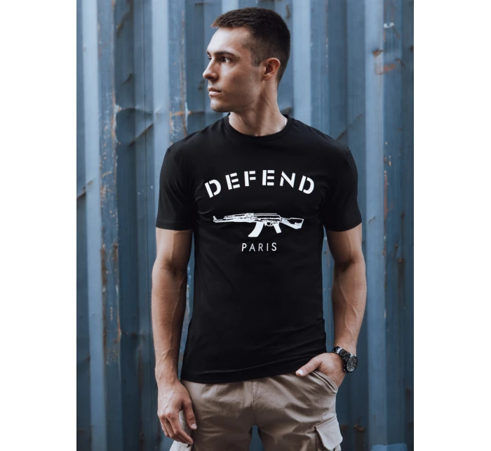 Pánské tričko s potiskem černé Dstreet model 21977595 - FashionStreet