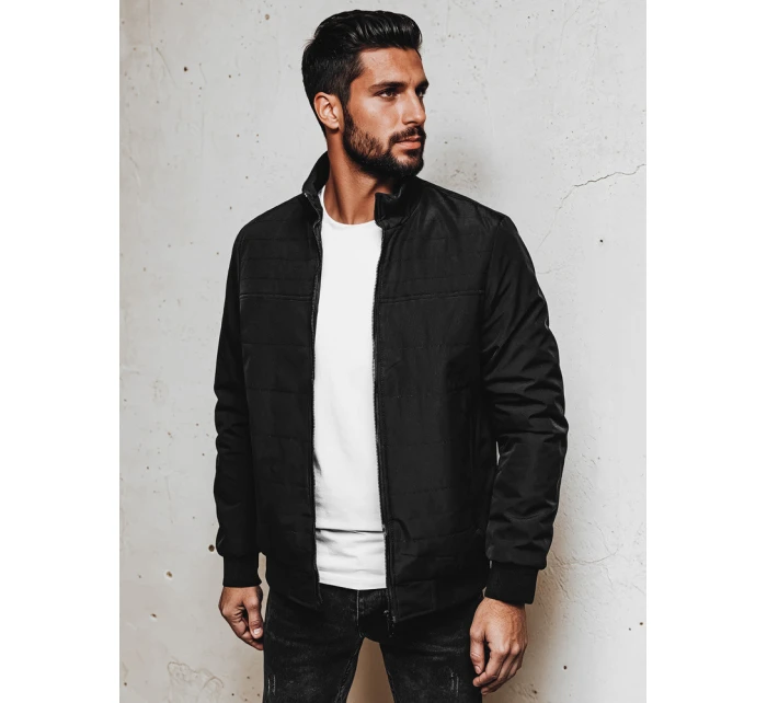 Pánska prechodná bunda čierna FashionStreet TX5005