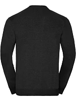 Pánský pletený cardigan s výstřihem do V 11. black model 22476185 - Russell Athletic