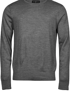 TJ Pánský svetr 18. grey melange model 22498062 - Tee Jays
