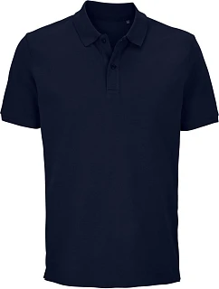 SOL'S Pegase Unisex piqué polo z hrubej bavlny 25.4242 francúzska námornícka modrá