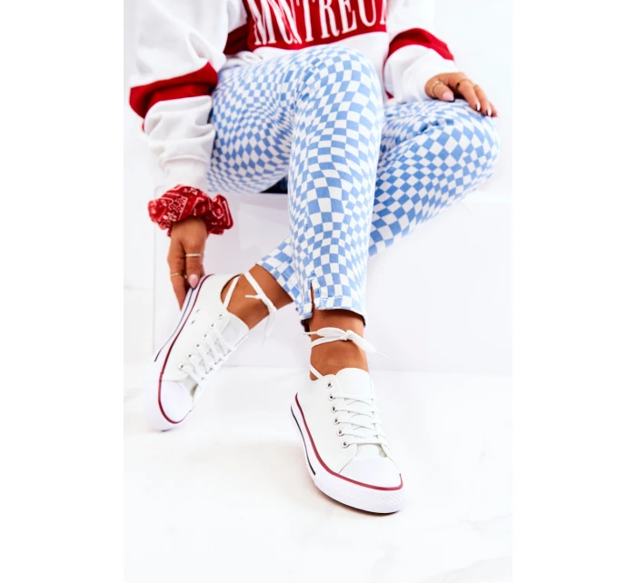 Klasické Dámské Tenisky Bílé model 21502537 - Boto Klasické Dámské Tenisky Bílé model 21502537 - Boto