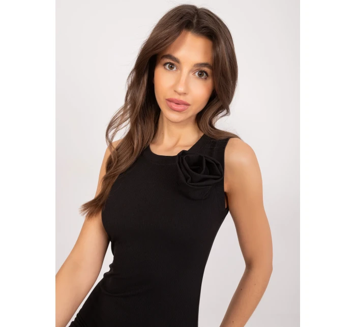 Sukienka DHJ SK model 19760120 czarny - FPrice Sukienka DHJ SK model 19760120 czarny - FPrice