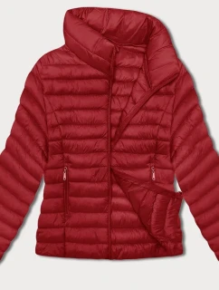 Červená dámská bunda se stojáčkem  model 21135588 - Good looking