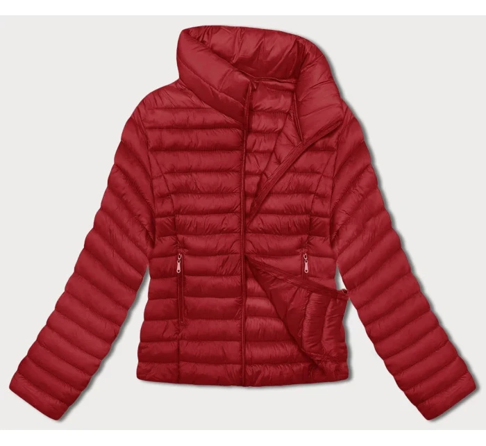 Červená dámska bunda so stojačikom (16M9111-270) - Goodlooking