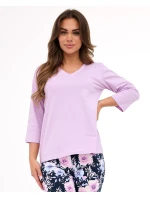 Dámske pyžamo 389/463 Natalie 2 7/8 lila - Cornette