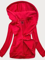 Dámska športová mikina červená (W03-18)