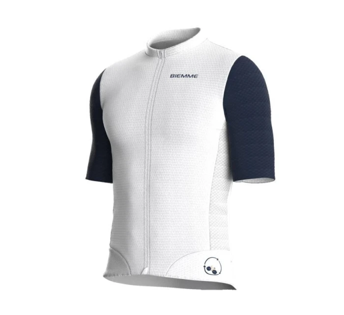 Biemme NATURE Tričko biele a tmavomodré XL