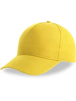Atlantis Headwear Recy Five 5-panelová bejzbalová čiapka 33.0116 žltá Atlantis Headwear Recy Five 5-panelová bejzbalová čiapka 33.0116 žltá