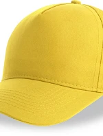 Atlantis Headwear Recy Five 5-panelová bejzbalová čiapka 33.0116 žltá