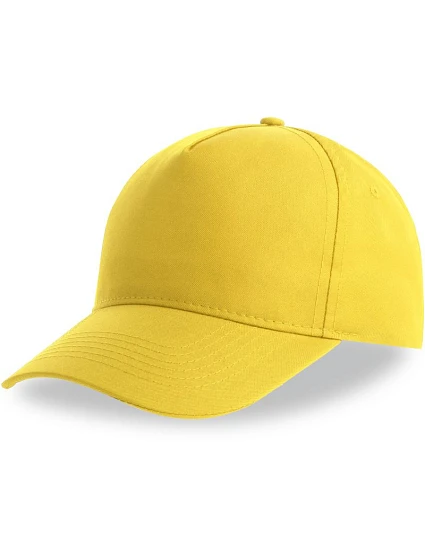 Atlantis Headwear Recy Five 5-panelová bejzbalová čiapka 33.0116 žltá Atlantis Headwear Recy Five 5-panelová bejzbalová čiapka 33.0116 žltá
