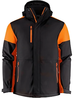 Prime Padded Softshell Men Pánská zimní softshellová bunda model 22453219 black/orange - Printer
