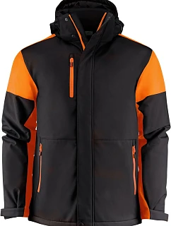 Prime Padded Softshell Men Pánská zimní softshellová bunda model 22453219 black/orange - Printer
