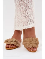 Dámské ploché s ozdobou Žluté Grelora