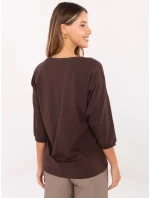 Blúzka RV BZ A820.27P tmavohnedá Blúzka RV BZ A820.27P tmavohnedá