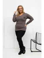 plus size blúzka model 223937 Relevantnosť