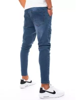 Pánske bojové džínsové nohavice modré FashionStreet UX3293