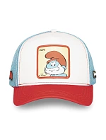 Capslab Šmolkovia Papa Smurf Trucker cap - CL/SMU/1/CT/PAPAB Capslab Šmolkovia Papa Smurf Trucker cap - CL/SMU/1/CT/PAPAB