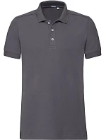 Pánské elastické piqué polo 10. convoy grey model 22473880 - Russell Athletic Pánské elastické piqué polo 10. convoy grey model 22473880 - Russell Athletic