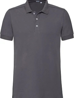 Pánské elastické piqué polo 10. convoy grey model 22473880 - Russell Athletic