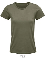 SOL'S Crusader Women Dámske tričko z bio bavlny 25.3581 khaki SOL'S Crusader Women Dámske tričko z bio bavlny 25.3581 khaki