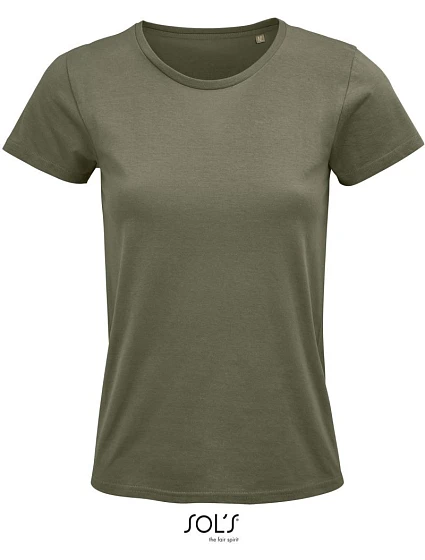 SOL'S Crusader Women Dámske tričko z bio bavlny 25.3581 khaki SOL'S Crusader Women Dámske tričko z bio bavlny 25.3581 khaki