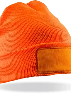 Result Headwear RC 034X Thinsulate™ pletená čiapka 28.034X fluorescenčná oranžová