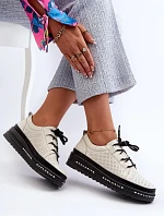 Poltopánky LR769A black-vanilla - Krok vo veľkom štýle