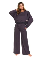 Dámska tepláková súprava DRS.7360 Tmavo šedá - Doctor nap